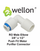 Wellon RO Elbow Adapter 3/8" Push Fit x 1/2" Male Thread Elbow (Pack of 100)
